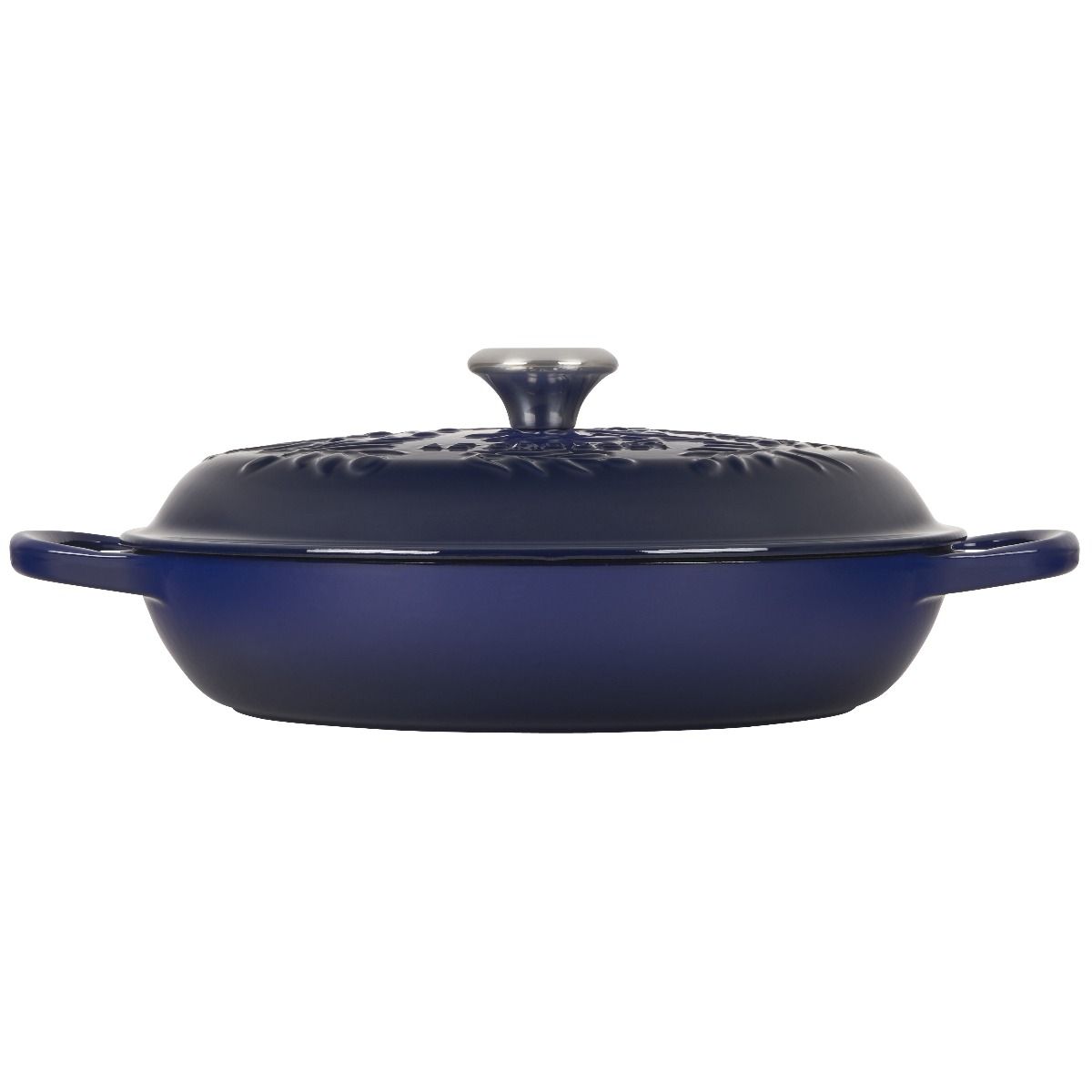  Le Creuset Olive Branch Collection 3.5 Qt. Signature Braiser | Indigo Blue