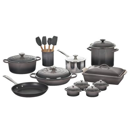  Le Creuset 20-Piece Mixed Material Cookware Set | Oyster