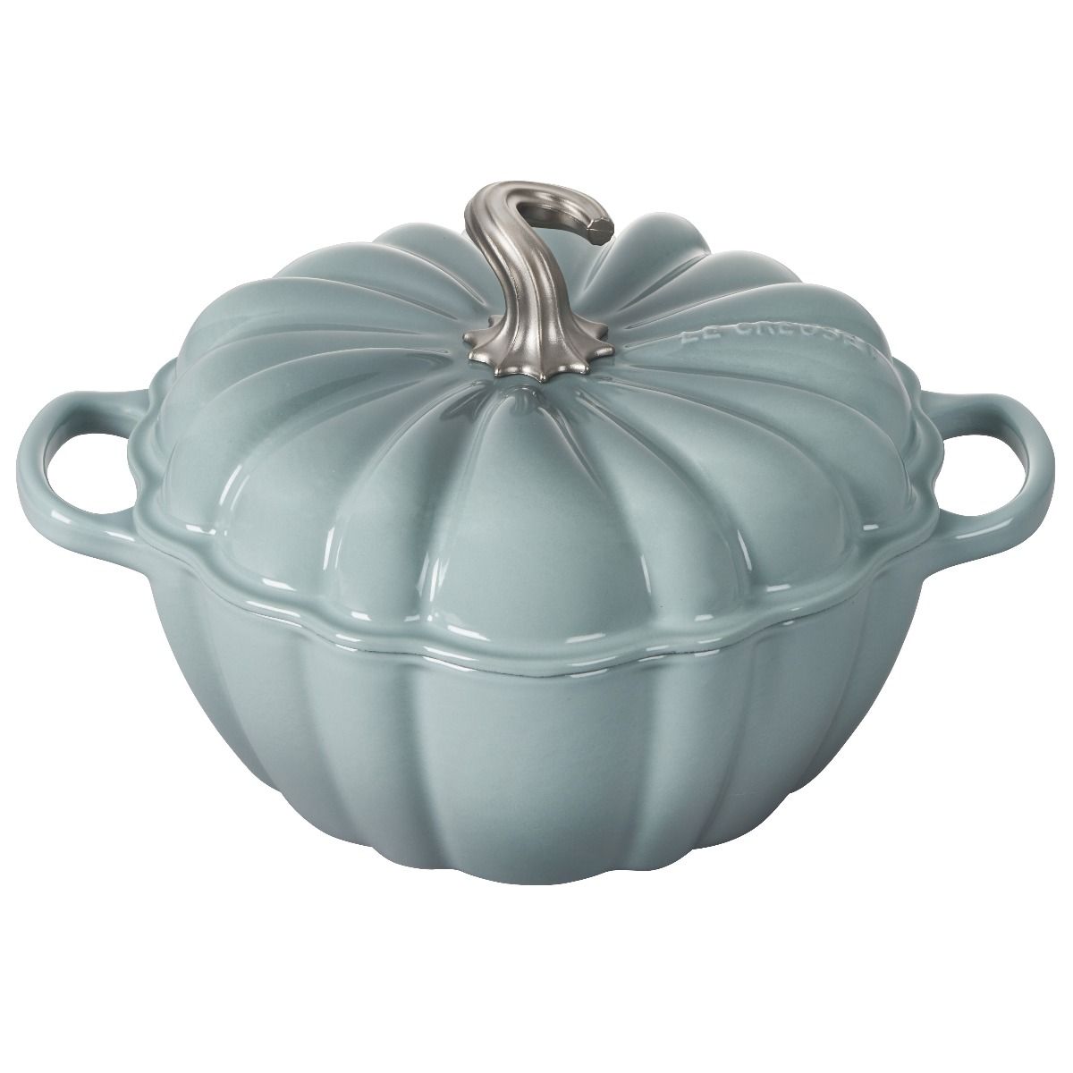  Le Creuset 4 Qt. Pumpkin Cocotte | Sea Salt