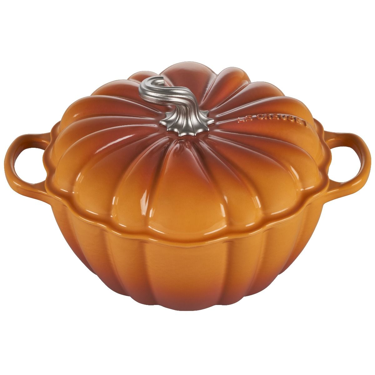 Le Creuset 4 Qt. Pumpkin Cocotte | Persimmon