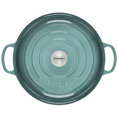  Le Creuset 5 Qt. Signature Enameled Cast Iron Braiser With Stainless Steel Knob | Sea Salt