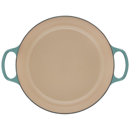  Le Creuset 5 Qt. Signature Enameled Cast Iron Braiser With Stainless Steel Knob | Sea Salt