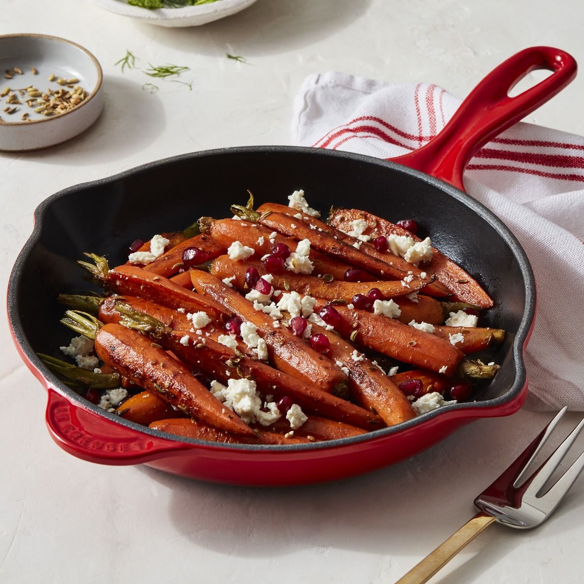  Le Creuset 9" Classic Skillet | Cerise