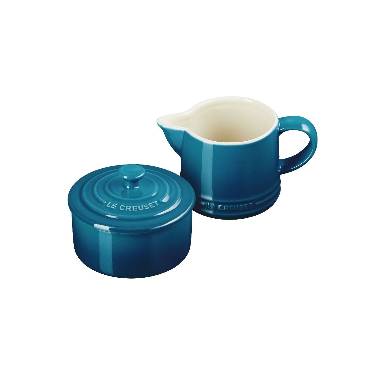  Le Creuset Signature Cream & Sugar Set | Deep Teal