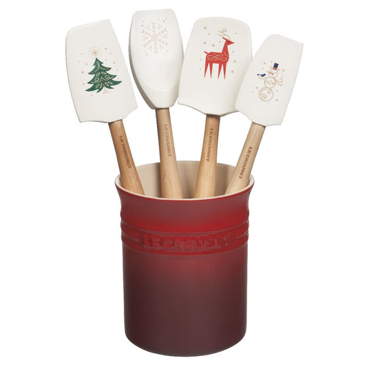  Le Creuset 5-Piece Craft Series Utensil Set With Crock | Noel