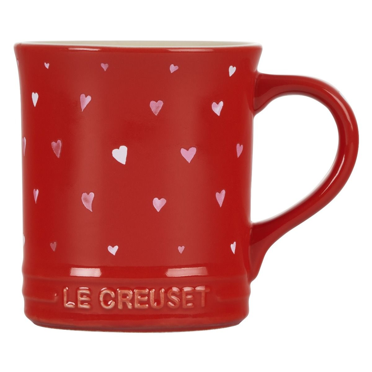  Le Creuset L'Amour Collection 14oz Mug With Heart Applique | Cerise