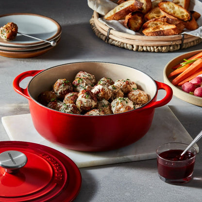  Le Creuset 2.75 Qt. Shallow Round Dutch Oven | Cerise