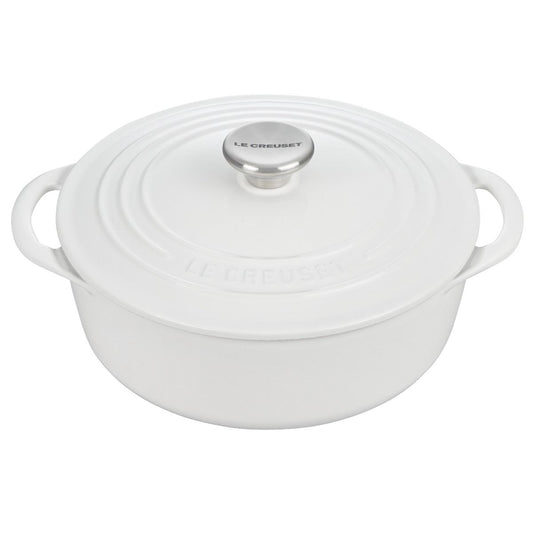  Le Creuset 2.75 Qt. Shallow Round Dutch Oven | White