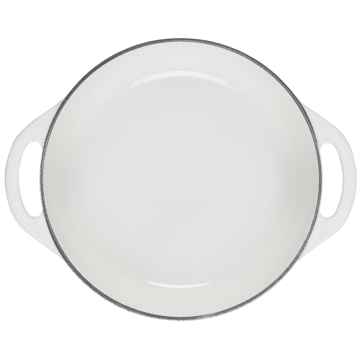  Le Creuset 2.75 Qt. Shallow Round Dutch Oven | White