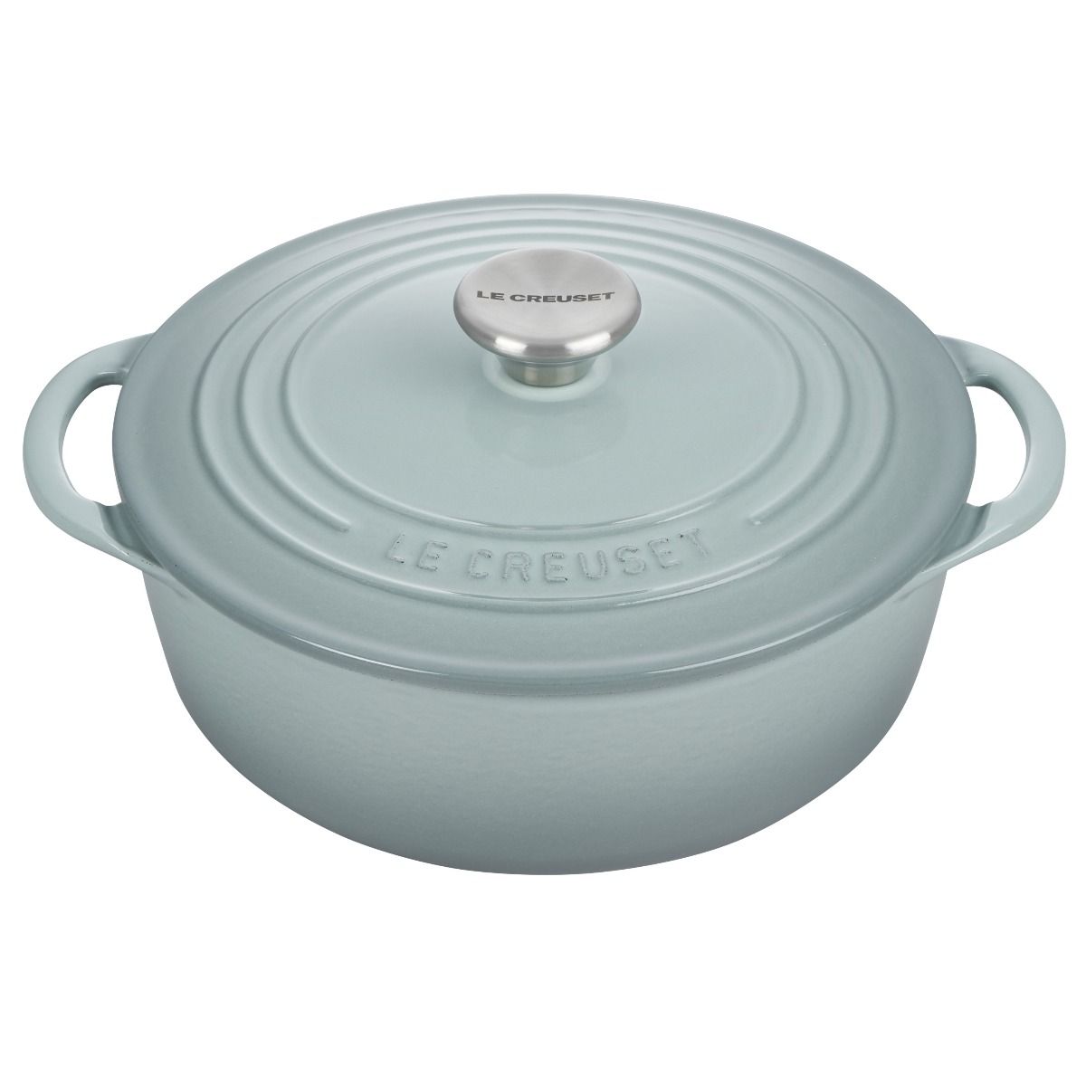  Le Creuset 2.75 Qt. Shallow Round Dutch Oven | Sea Salt