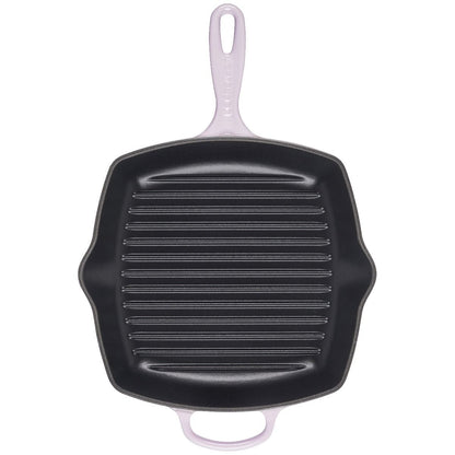  Le Creuset 10.25" Square Signature Cast Iron Grill Skillet | Shallot