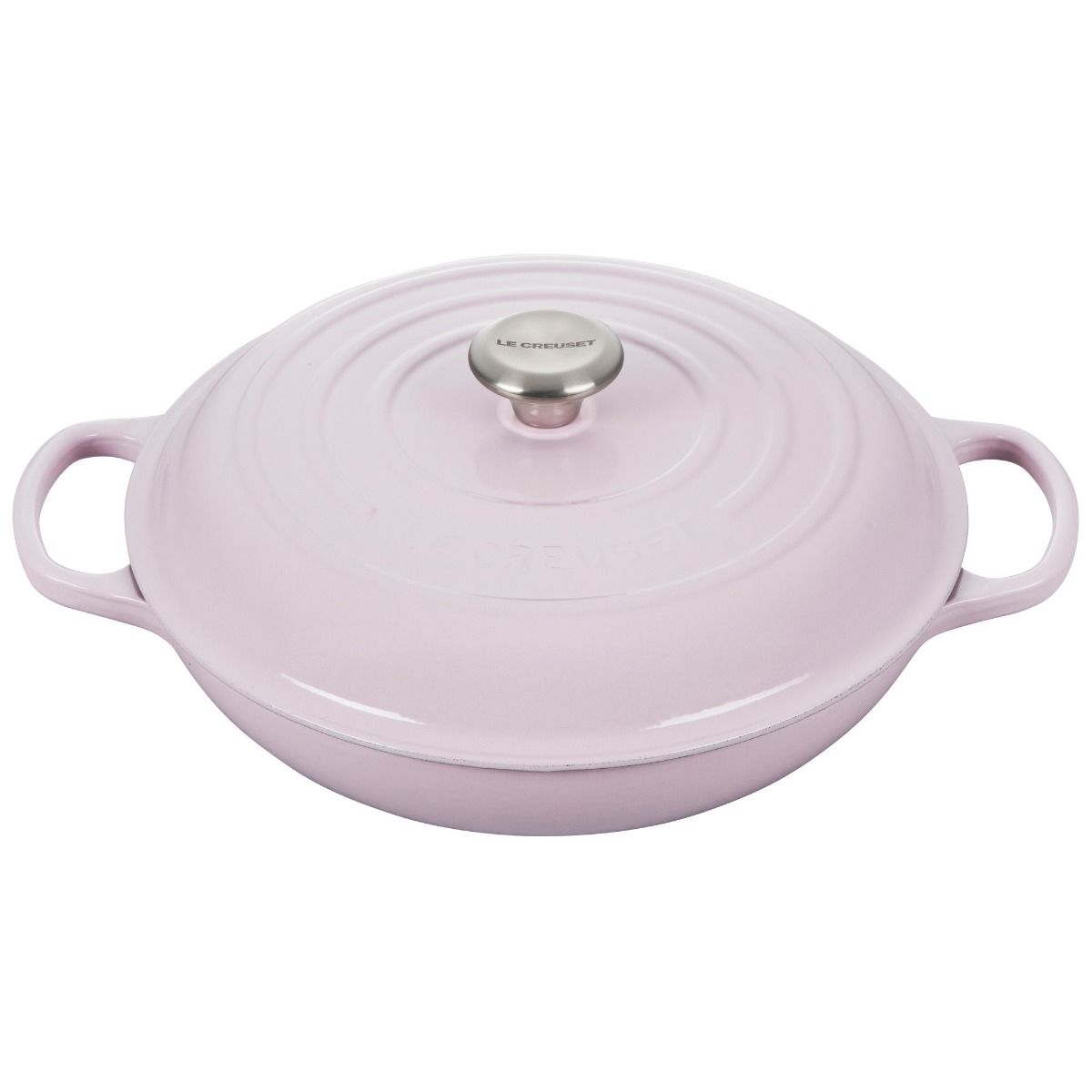  Le Creuset 3.5 Qt. Signature Enameled Cast Iron Braiser With Stainless Steel Knob | Shallot