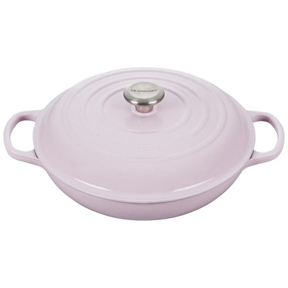  Le Creuset 3.5 Qt. Signature Enameled Cast Iron Braiser With Stainless Steel Knob | Shallot