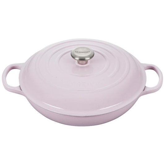  Le Creuset 3.5 Qt. Signature Enameled Cast Iron Braiser With Stainless Steel Knob | Shallot