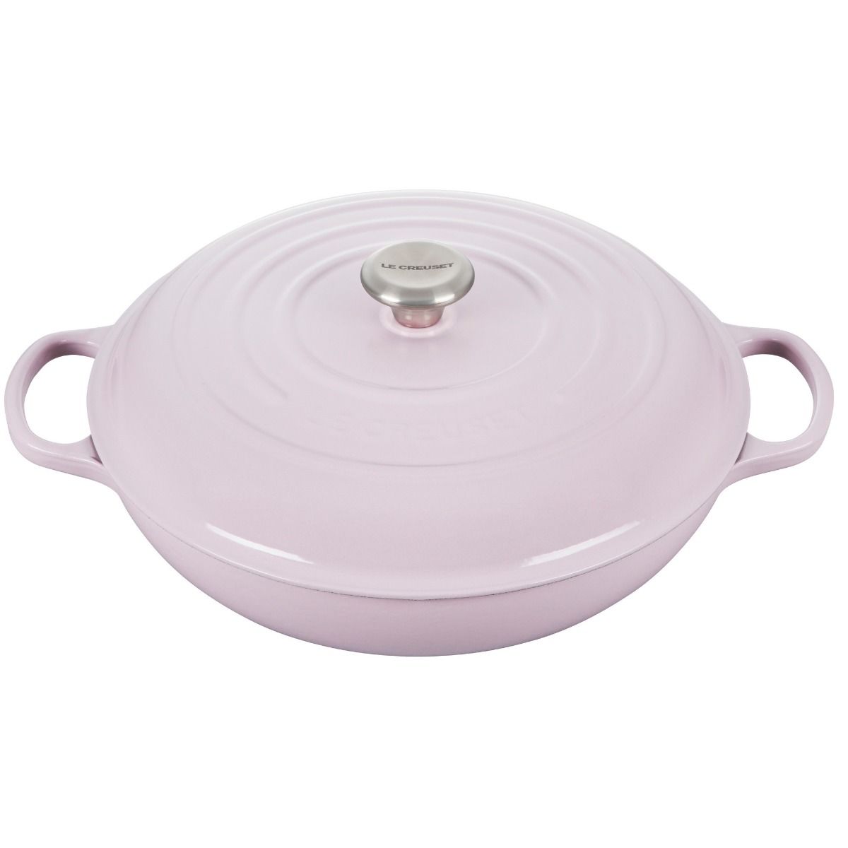  Le Creuset 5 Qt. Signature Enameled Cast Iron Braiser With Stainless Steel Knob | Shallot