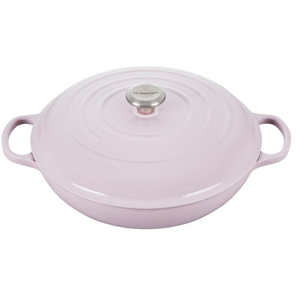  Le Creuset 5 Qt. Signature Enameled Cast Iron Braiser With Stainless Steel Knob | Shallot