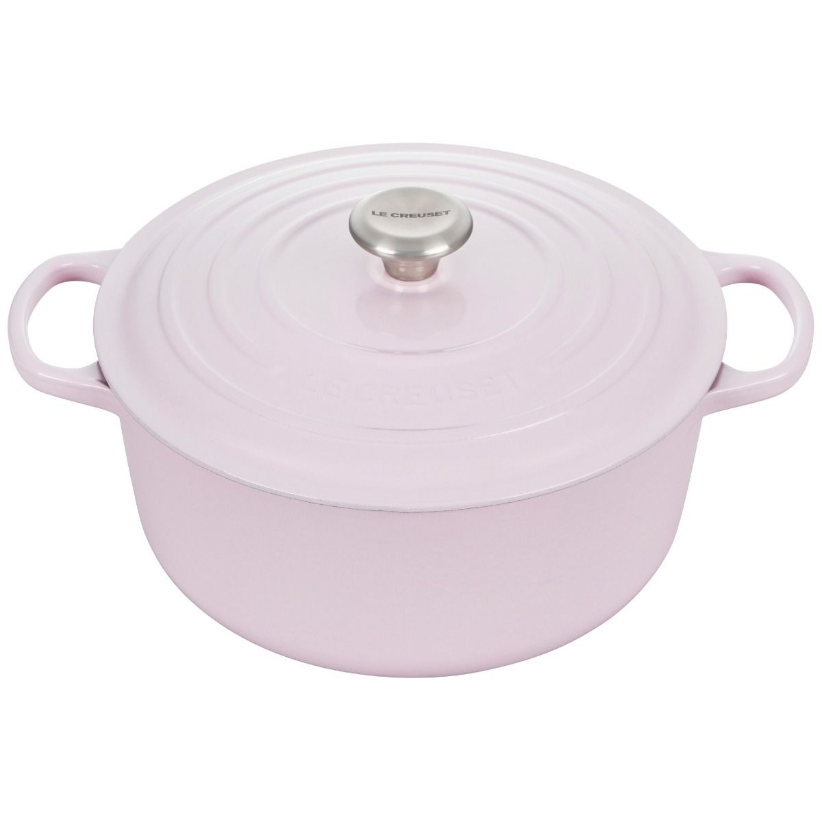  Le Creuset 5.5 Qt. Round Signature Cast Iron Dutch Oven With Stainless Steel Knob | Shallot