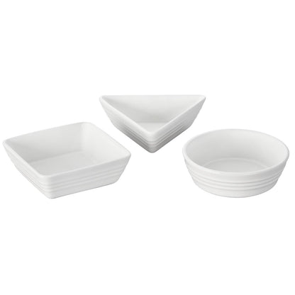  Le Creuset Set Of 3 Tapas Dishes | White