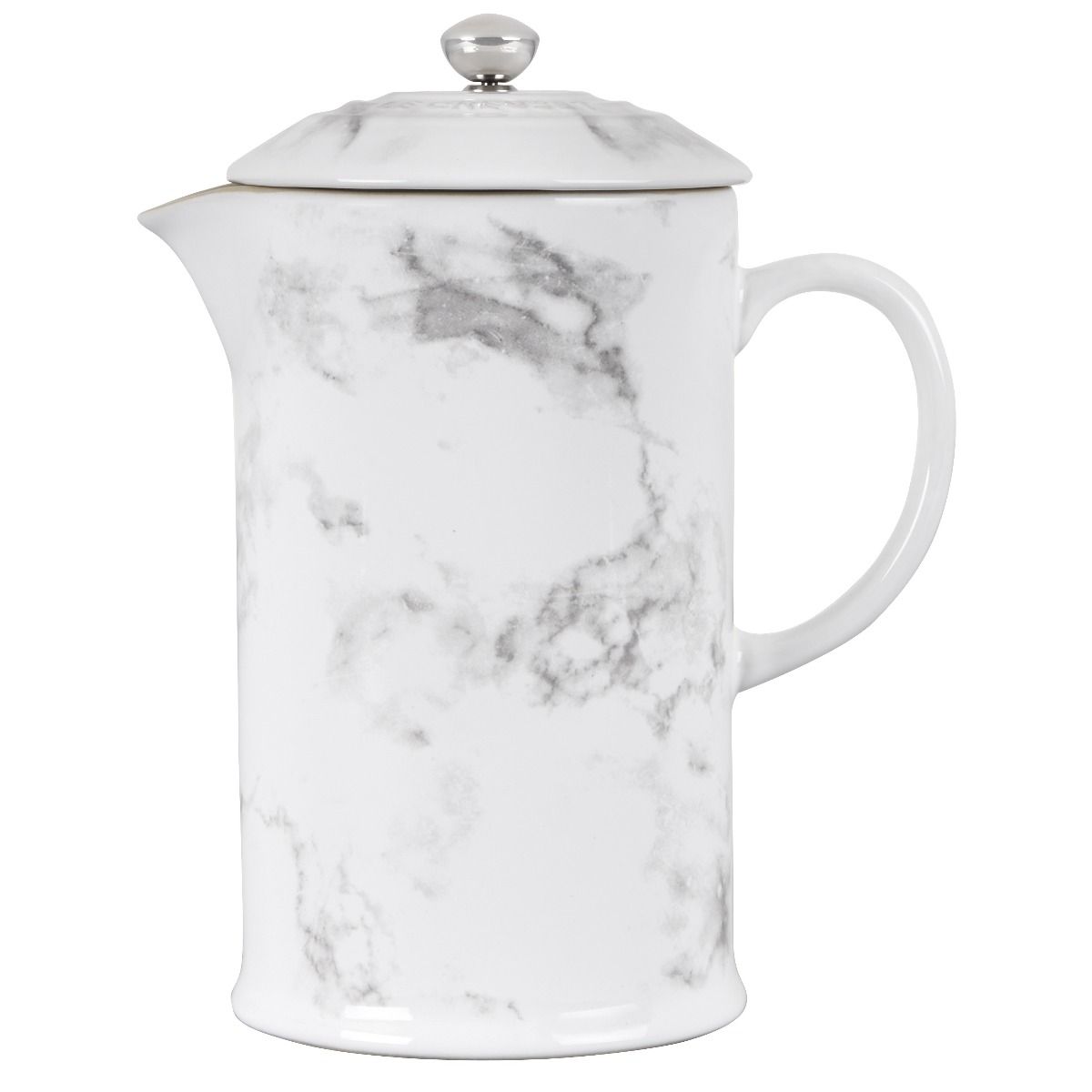  Le Creuset 34oz Stoneware Ceramic French Press | Marble