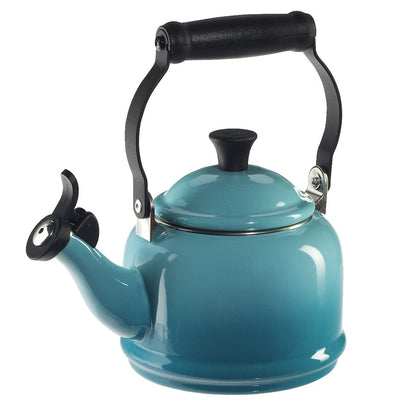  Le Creuset 1.25 Qt. Demi Kettle Tea Pot | Caribbean Blue