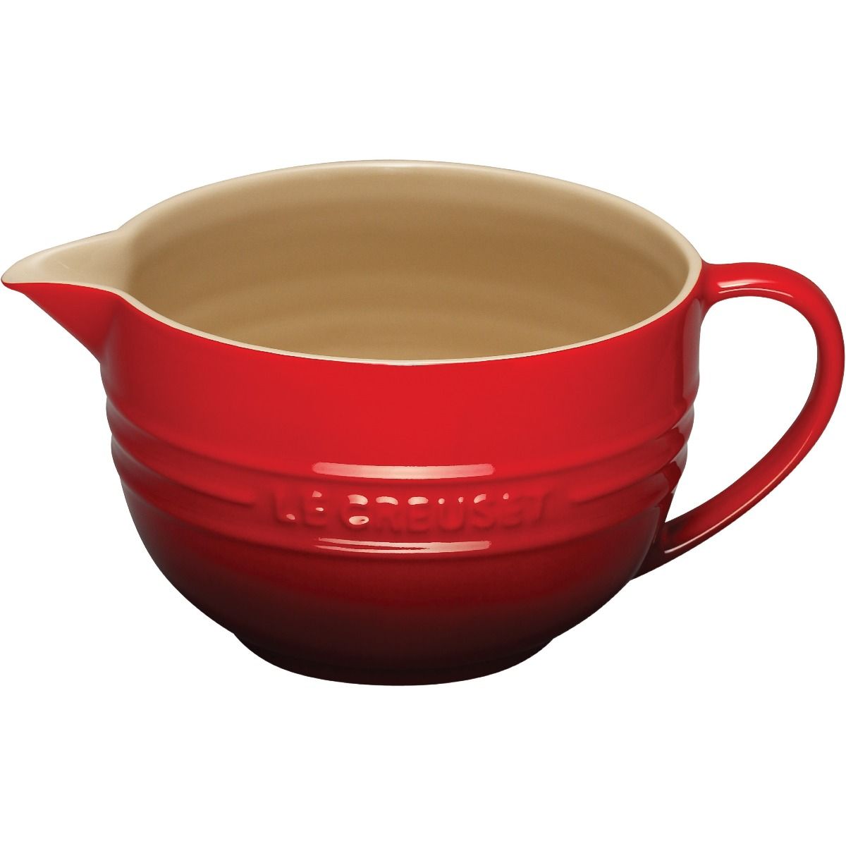  Le Creuset 2 Qt. Stoneware Batter Bowl | Cerise/Cherry Red