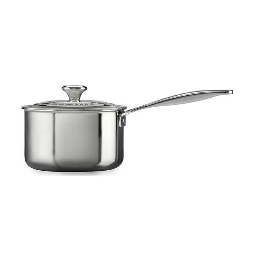  Le Creuset Signature Stainless Steel 2-Quart Saucepan With Lid
