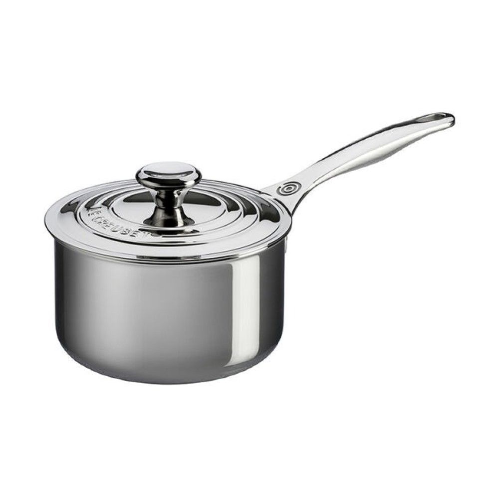  Le Creuset Signature Stainless Steel 2-Quart Saucepan With Lid