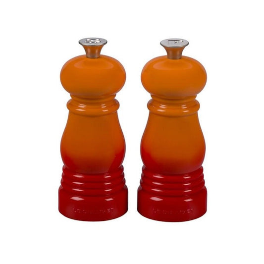  Le Creuset Petite Salt & Pepper Mill Set | Flame Orange