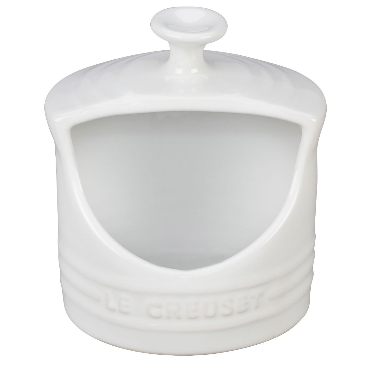  Le Creuset Stoneware Salt Crock | White