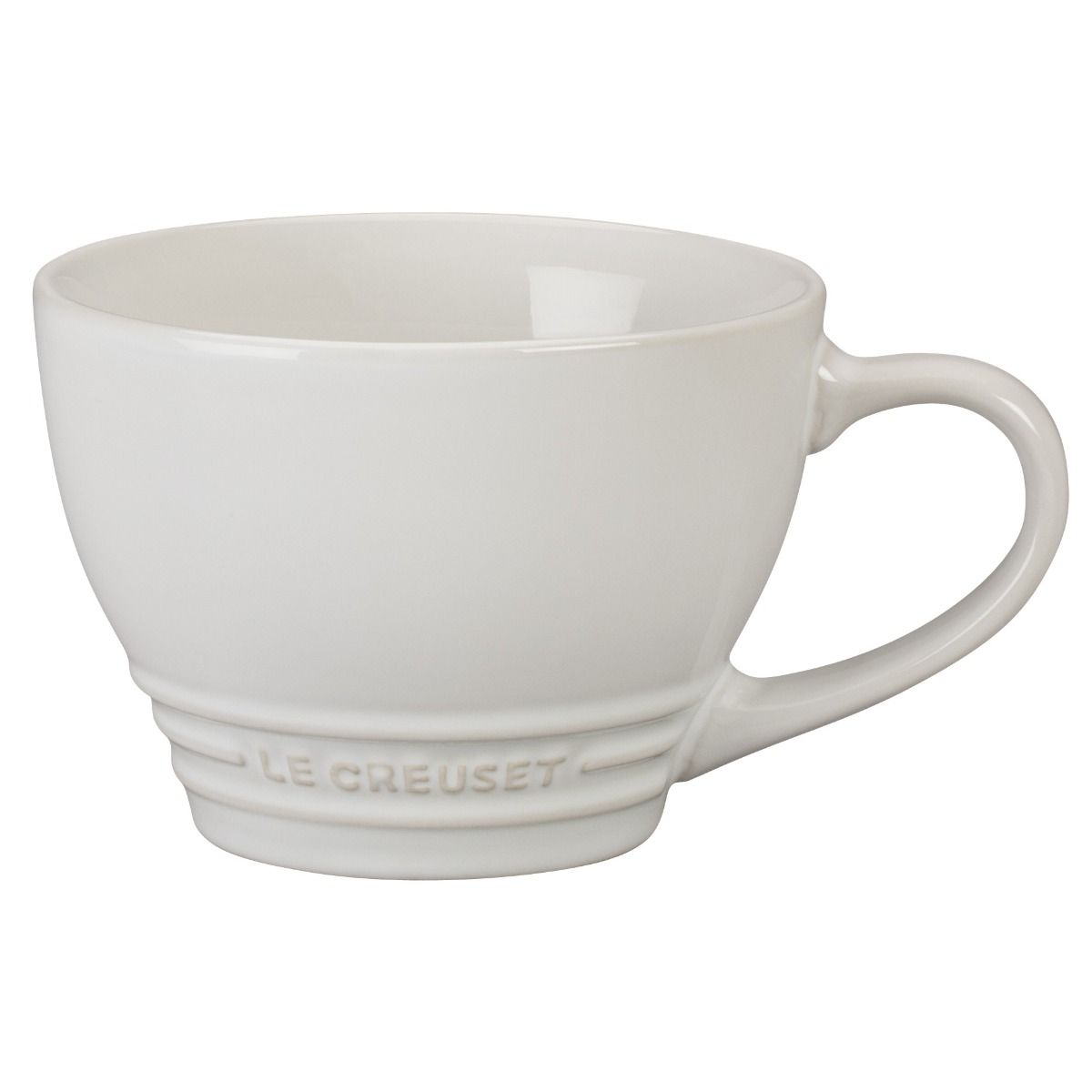  Le Creuset 14oz Stoneware Bistro Mug | White