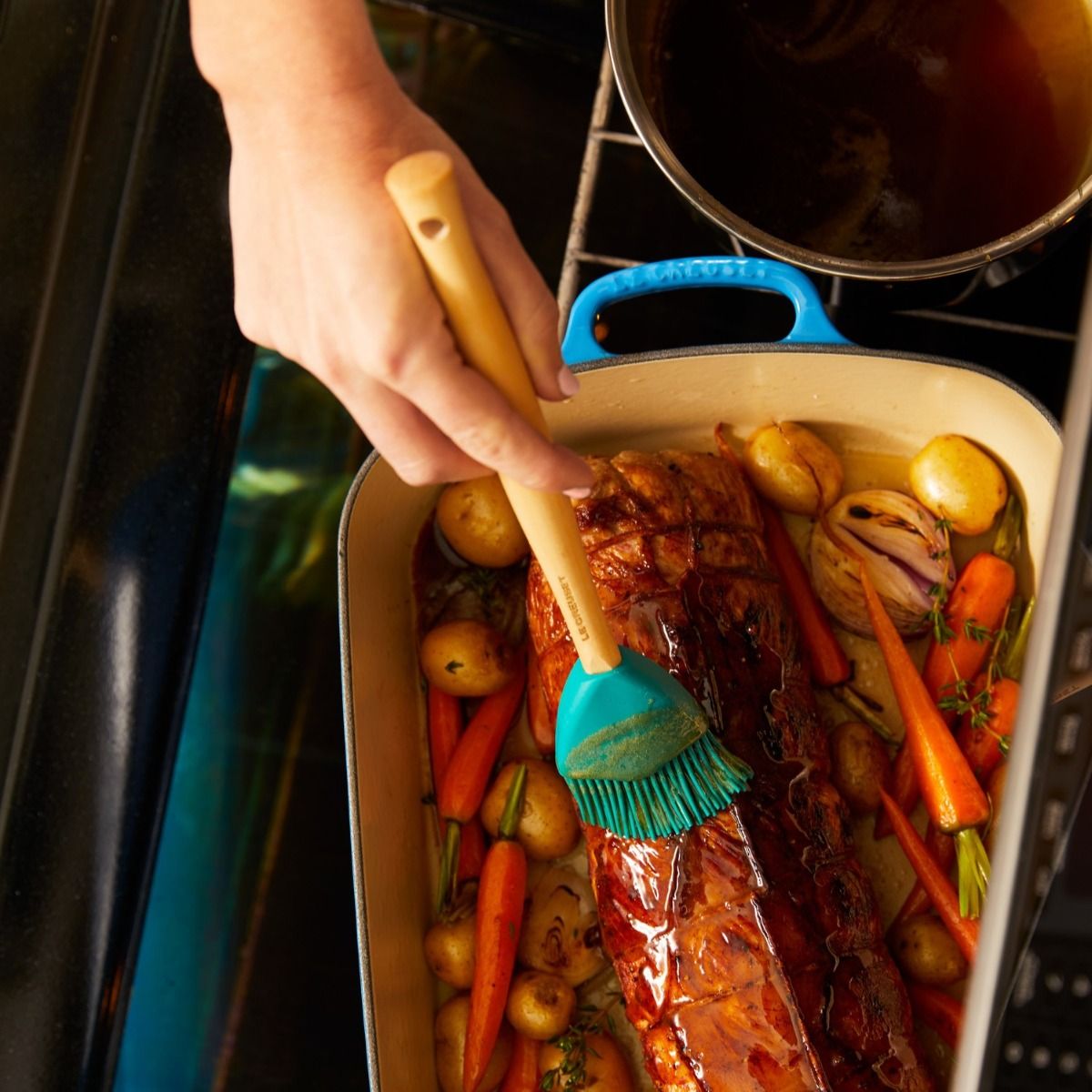  Le Creuset Craft Series Basting Brush | Caribbean Blue