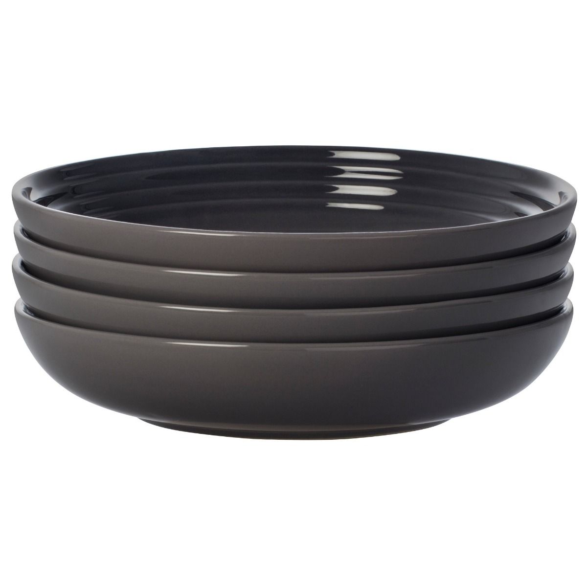  Le Creuset Vancouver 8.5" Pasta Bowls - Set Of 4 | Oyster Grey
