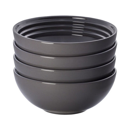  Le Creuset Vancouver 22oz Soup Bowls - Set Of 4 | Oyster Grey