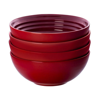  Le Creuset Vancouver 22oz Soup Bowls - Set Of 4 | Cerise/Cherry Red