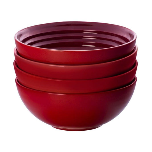  Le Creuset Vancouver 22oz Soup Bowls - Set Of 4 | Cerise/Cherry Red
