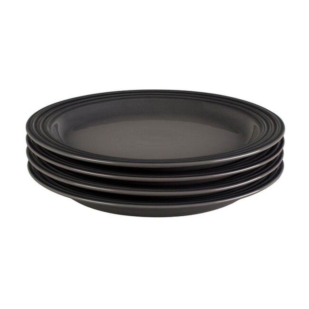  Le Creuset 10.5" Dinner Plates - Set Of 4 | Oyster Grey