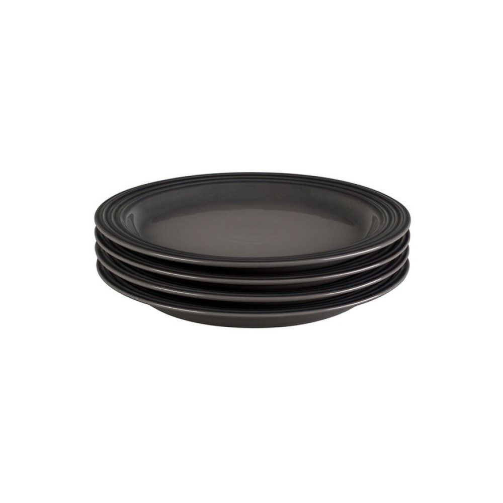  Le Creuset Vancouver 10.5" Dinner Plates - Set Of 4 | Oyster Grey