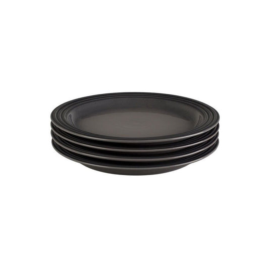  Le Creuset Vancouver 10.5" Dinner Plates - Set Of 4 | Oyster Grey