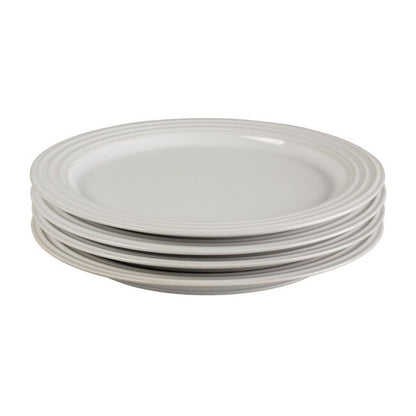  Le Creuset 10.5" Dinner Plates - Set Of 4 | White