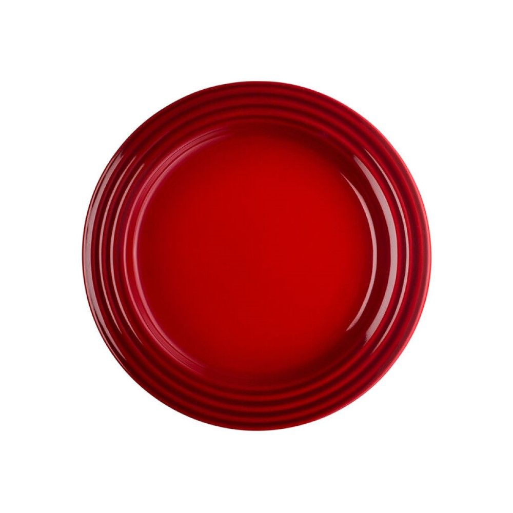  Le Creuset 8.5" Salad Plates - Set Of 4 | Cerise/Cherry Red