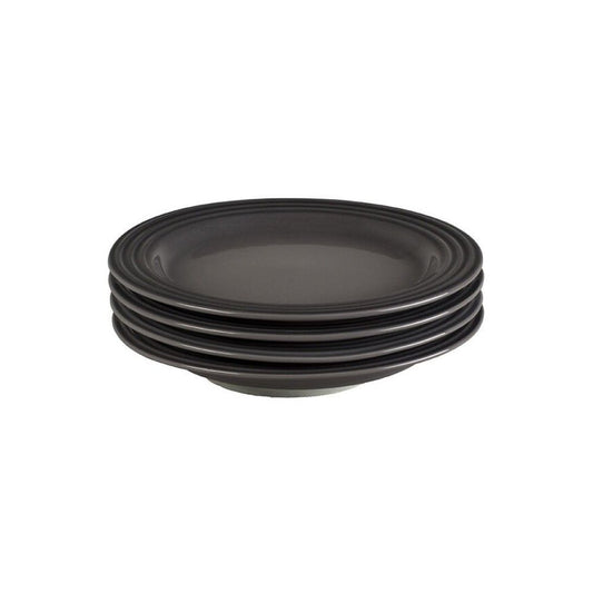  Le Creuset Vancouver 8.5" Salad Plates - Set Of 4 | Oyster Grey