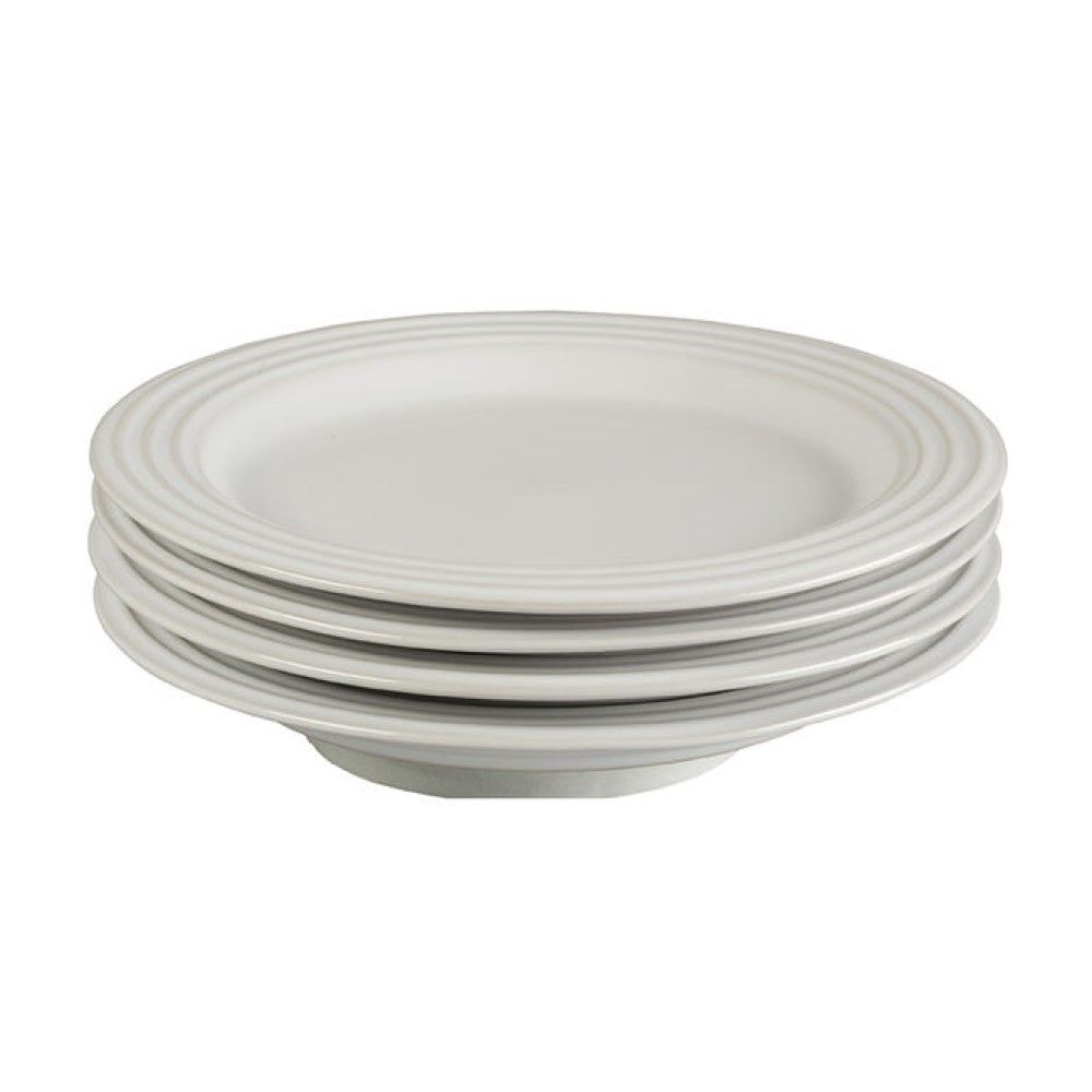 Le Creuset 8.5" Salad Plates - Set Of 4 | White