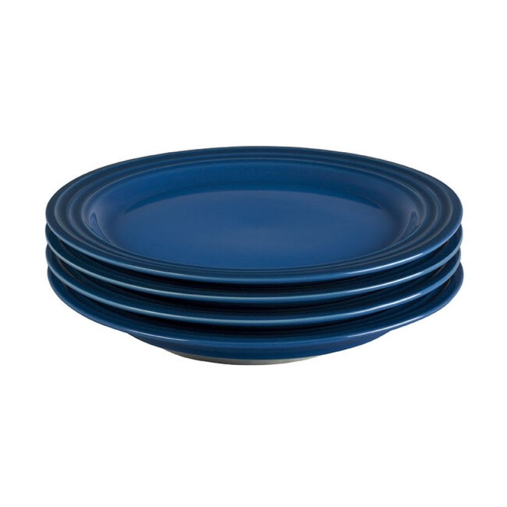  Le Creuset 8.5" Salad Plates - Set Of 4 | Marseille Blue