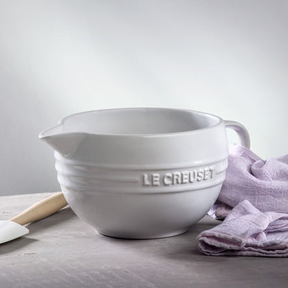  Le Creuset 2 Qt. Stoneware Batter Bowl | White