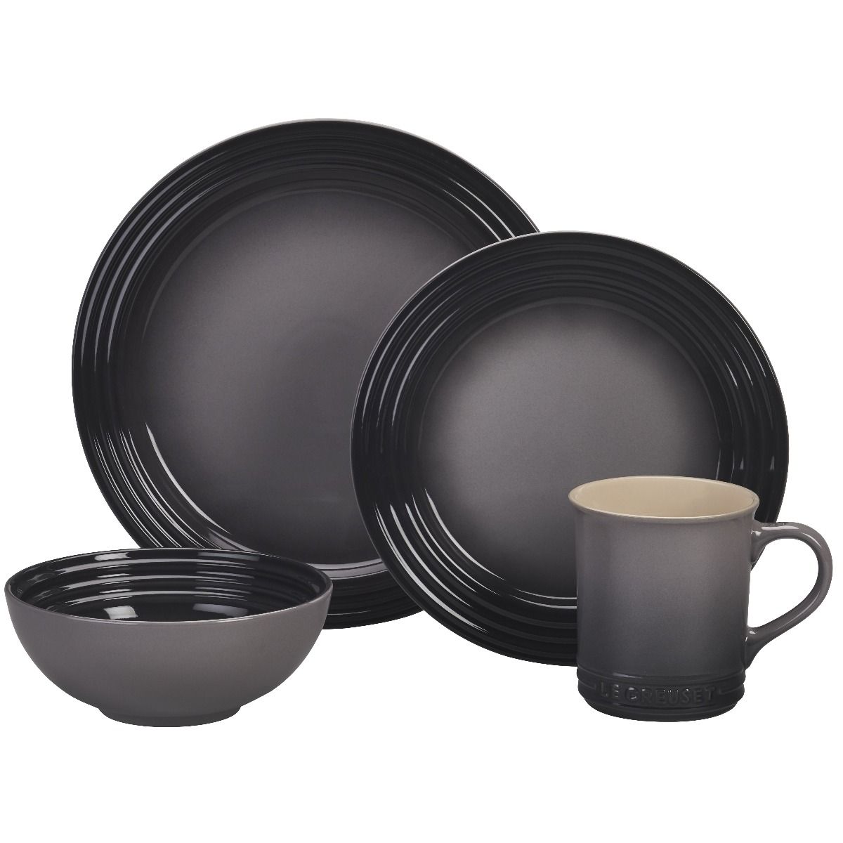  Le Creuset 16-Piece Dinnerware Set | Oyster Grey