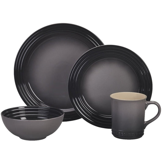  Le Creuset 16-Piece Dinnerware Set | Oyster Grey
