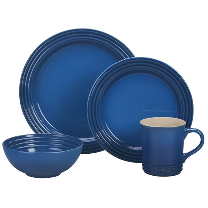  Le Creuset 16-Piece Dinnerware Set | Marseille Blue