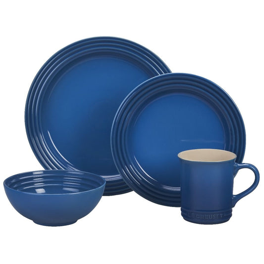  Le Creuset 16-Piece Dinnerware Set | Marseille Blue