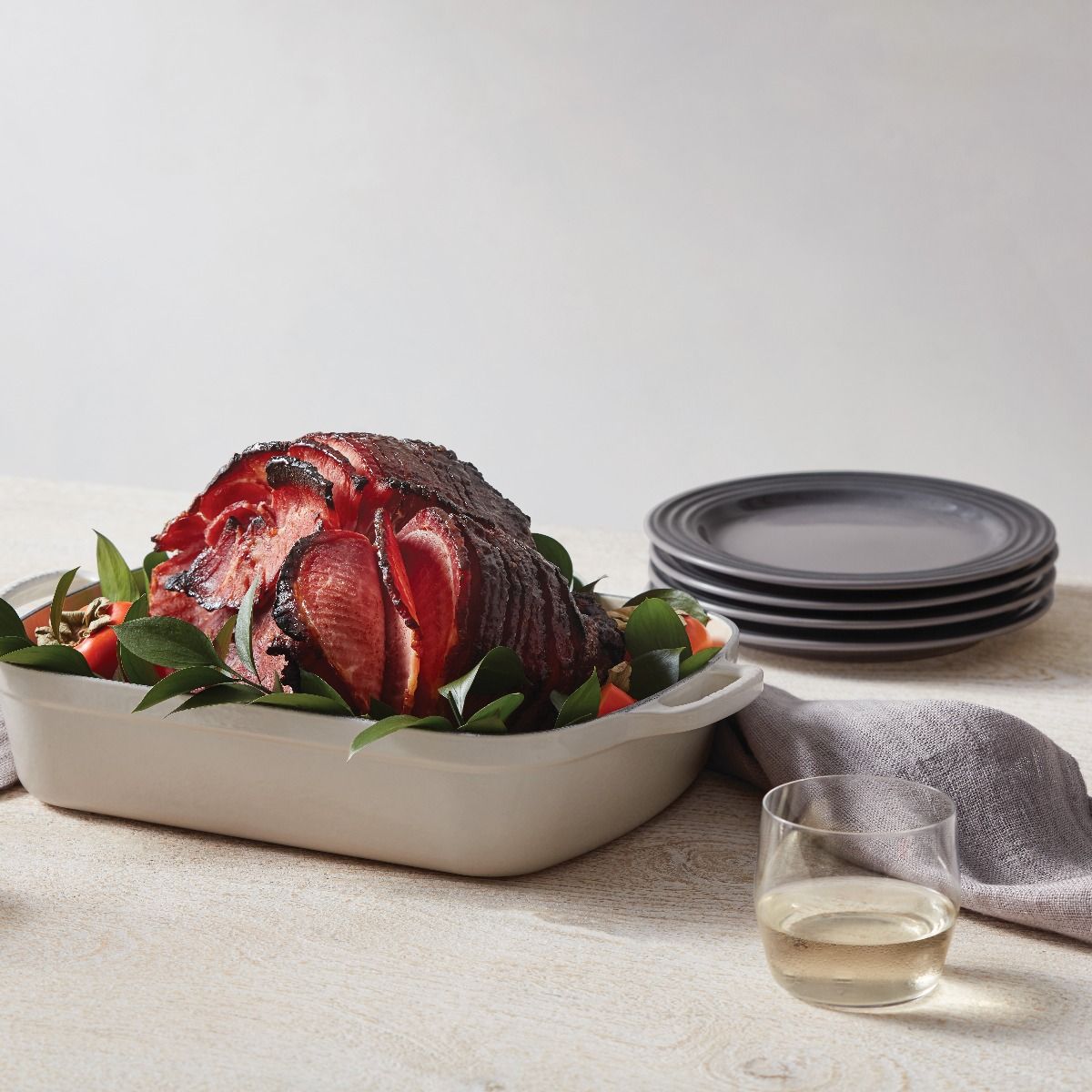  Le Creuset 8.5" Salad Plates - Set Of 4 | Oyster Grey