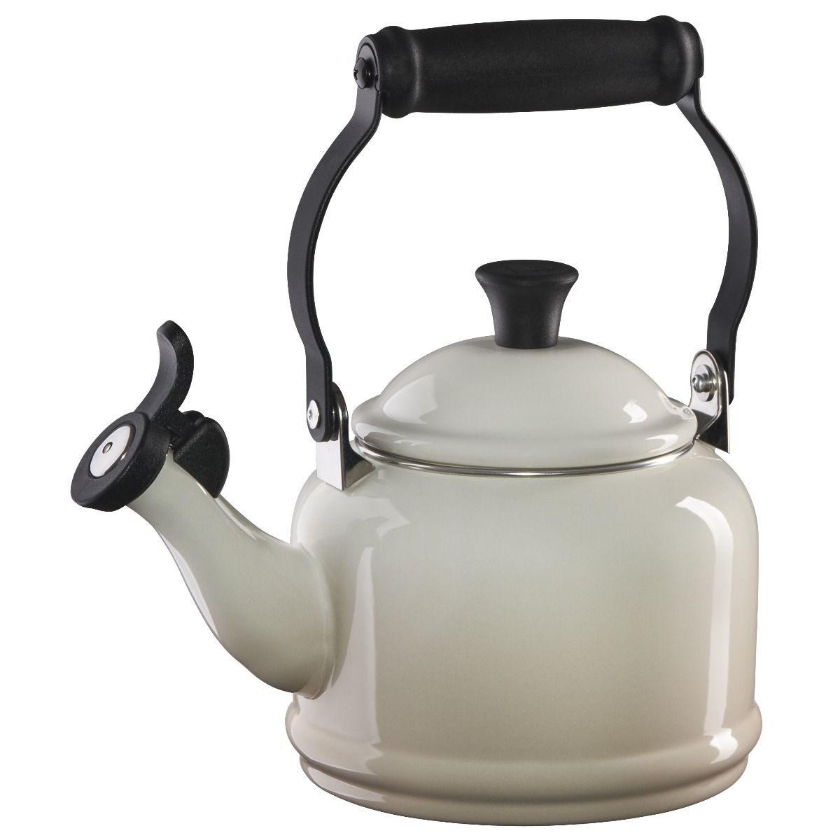  Le Creuset 1.25 Qt. Demi Kettle Tea Pot | Meringue White